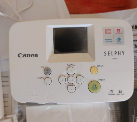 Impresora canon selphy cp760