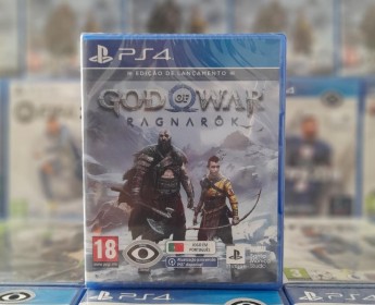 A venda God of war Ragnarok ps4 em português