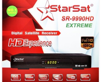 A venda Descodificador Starsat SR 9990 HD Extreme