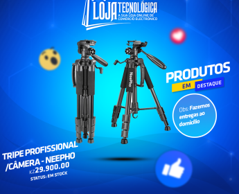 A venda TRIPÉ PR0FISSIONAL MEEPHO