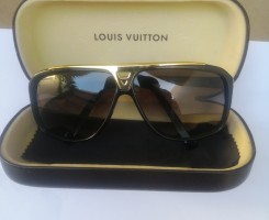 A venda Óculos De Sol Louis Vuitton Evidence Preto/Dourado Unissex - Original...