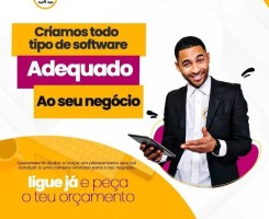 A venda Criamos para si qualquer software para teu negócio