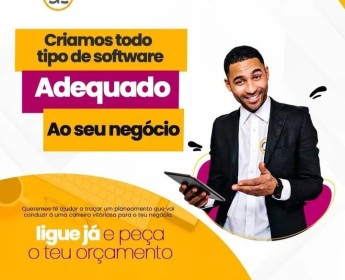 A venda Criamos para si qualquer software para teu negócio