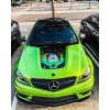 Mercedes Benz C63 AMG V8 6.3 verde ln