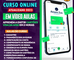 A venda CURSO DE EMISSÃO DE CARTÕES VISA FÍSICO E VIRTUAL DA WISE