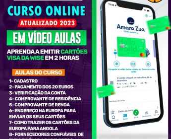 A venda CURSO DE EMISSÃO DE CARTÕES VISA FÍSICO E VIRTUAL DA WISE
