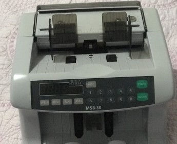 A venda Máquina de contar dinheiro