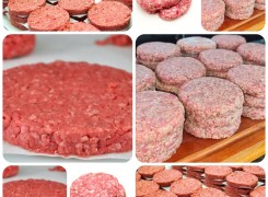 Carne de hambúrguer nacional de 12 un