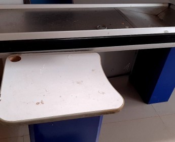 A venda Checkout supermercado