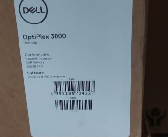 A venda CPUs Dell Core i5 12a geração novas na caixa