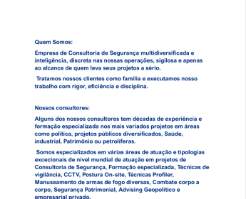 A venda CONSULTORIA ESPECIALIZADA GLOBAL