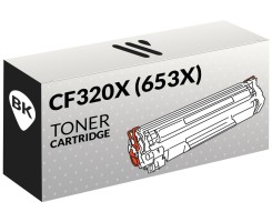 A venda Toner HP 653X / 653A Compatível CF320X / CF320A Preto