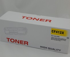 A venda Toner HP 410X / 410A Compatível CF412X / CF412A Amarelo