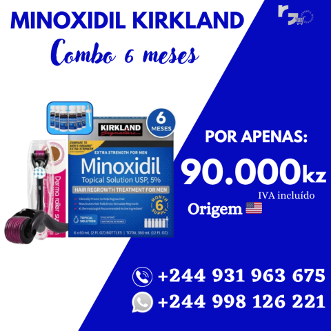 Venda Minoxidil Kirkland 5% Original