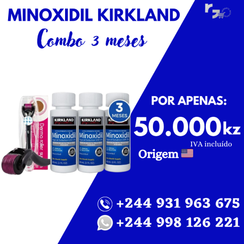 Venda Minoxidil Kirkland 5% Original