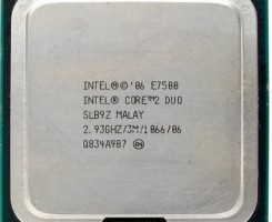 A venda Processadores Core2Duo