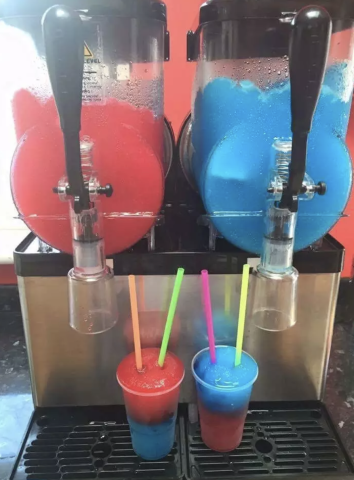 Máquina de cocktails, gelados granita e sumos fresco