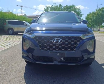 A venda Hyundai Santa Fe semi novinho azul p