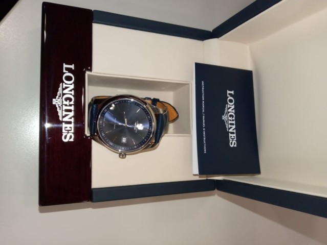 Relógio Longines Master Collection Blue 40mm (Novo em Folha, com caixa e catálogo)