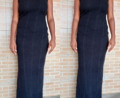 A venda Vestido comprido