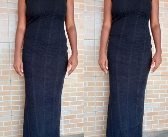 A venda Vestido comprido