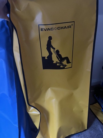 Cadeira de evacuação EVAC+Chair, capacidade de 182kg