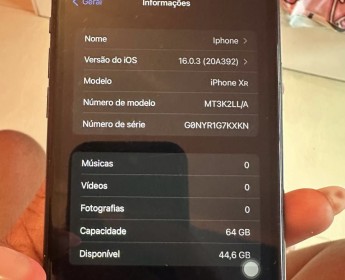 A venda IPhone XR 64Gb