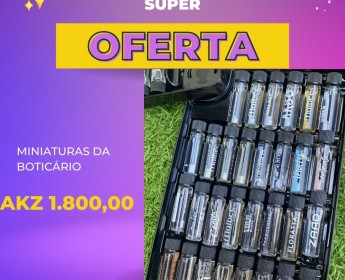A venda Miniaturas Boticário