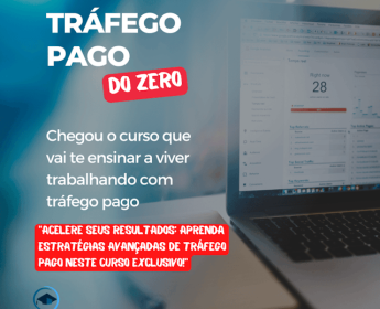 A venda Curso de gestão de tráfego pago