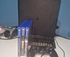 Comprar Ps4 slim 500 gb com acessórios.