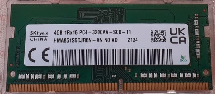 Memória RAM DDR4 4GB