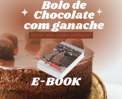 A venda Bolo de chocolate com ganache