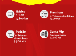 Anúncio Netflix e Amazon prime