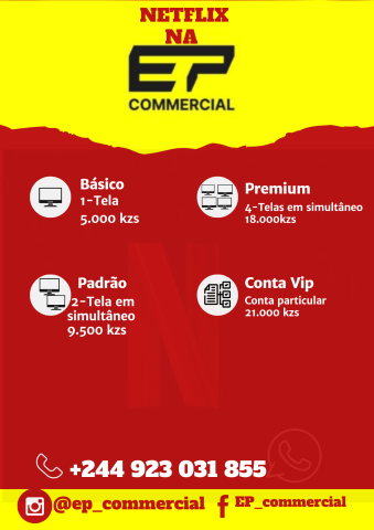 Venda Netflix e Amazon prime