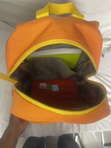 Venda Mochila Infantil Laranja com Estampa Divertida - Perfeita para a Volta às Aulas! Pasta 10 000 AOA