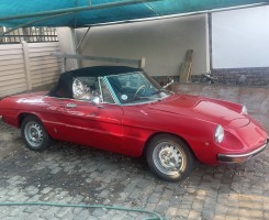 A venda Alfa Spider 2000
