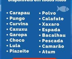 A venda Peixes fresco da Banda