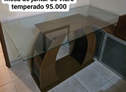 Comprar Mesa de Jantar com vidro temperado