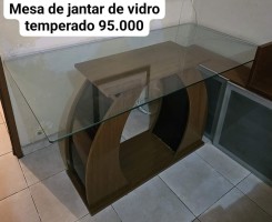 Comprar Mesa de Jantar com vidro temperado