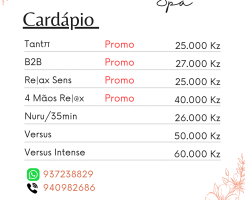 A venda Studio de Massagem