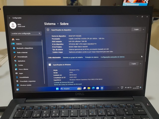 Venda Dell Laptop Latitude 7390