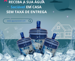 A venda ÁGUA FILTRADA E ENGARRAFADA EM BIDÕES DE 20 LITROS