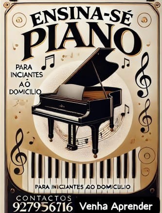 Venda Aulas de Piano ao domicílio