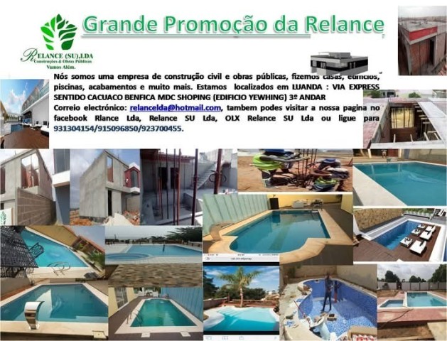 Venda Promoção Serviços de Construção -Civil