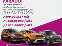 Anúncio Tranforme Seu Carro em Dinheiro Todo Mês e ganhe até 2.000.000kz/mês