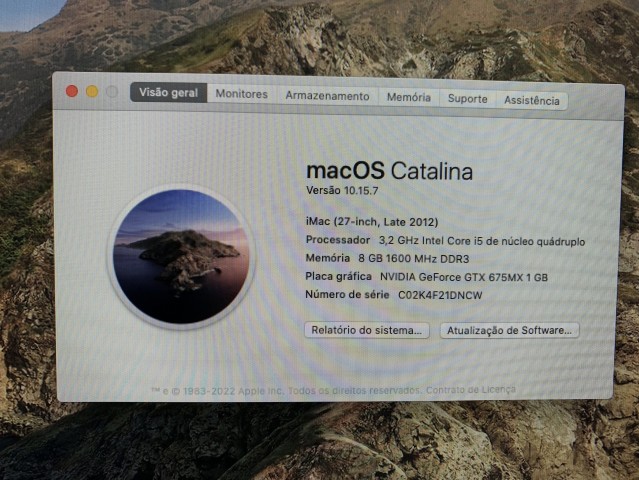 Venda IMac (27 polegadas, final de 2012)