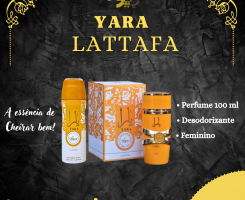 A venda YARA Lattafa + Desodorizante Grátis