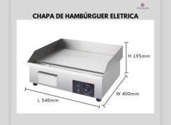 Anúncio Chapa de Hamburguer Electrica