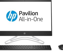 A venda All in One HP 22" Intel Core i3 8ª Geração, 8GB RAM, 256GB SSD + 1TB H...