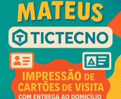 A venda Impressão de Cartões de Visita com Entrega ao Domicílio